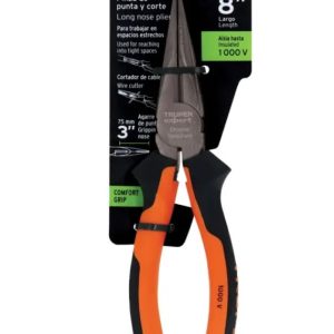 Alicate de punta y corte de 7"